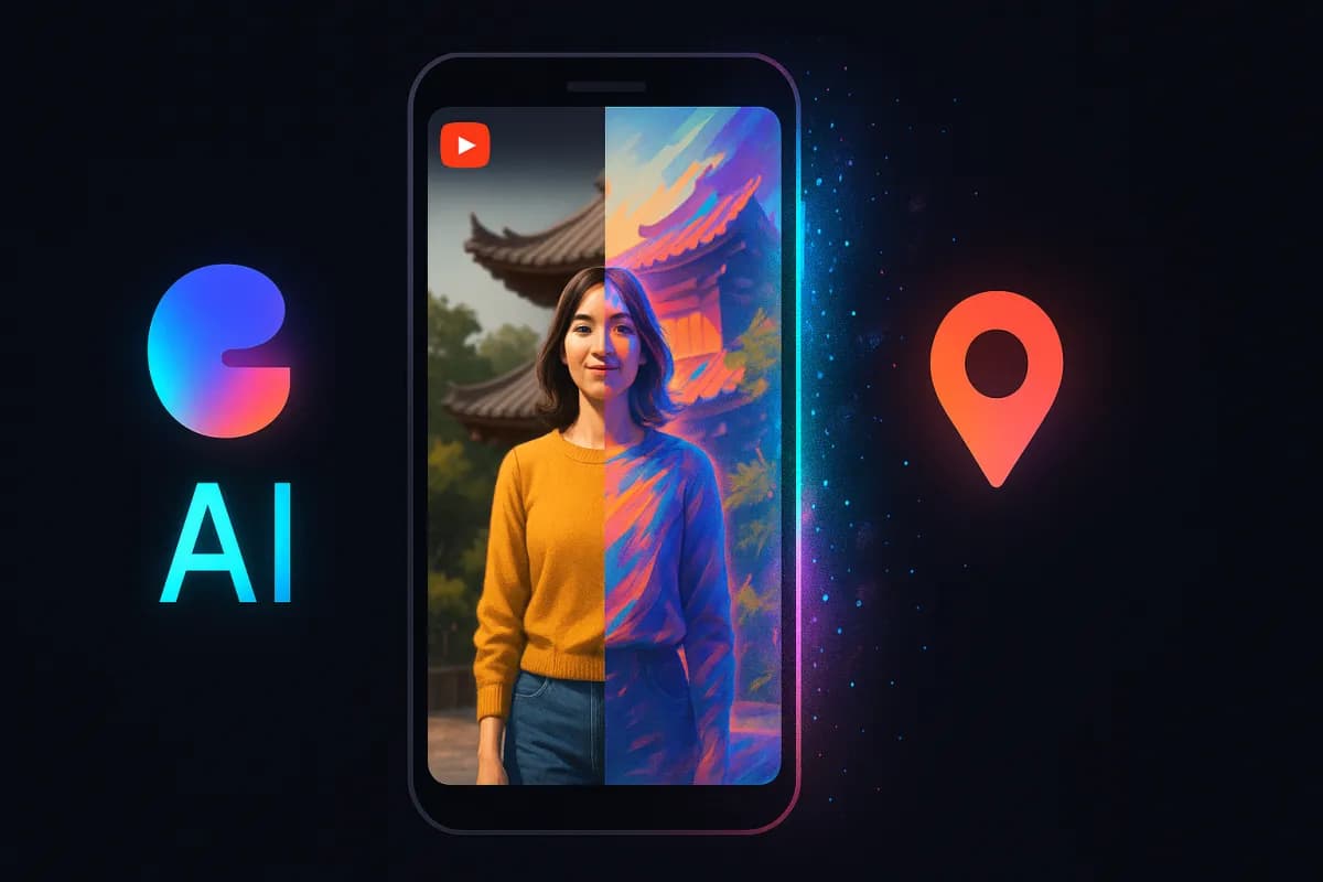 YouTube Gemini Omni remix Shorts generatieve AI Featured Places locaties Google I/O 2026 transformatie prompt vindbaarheid creators