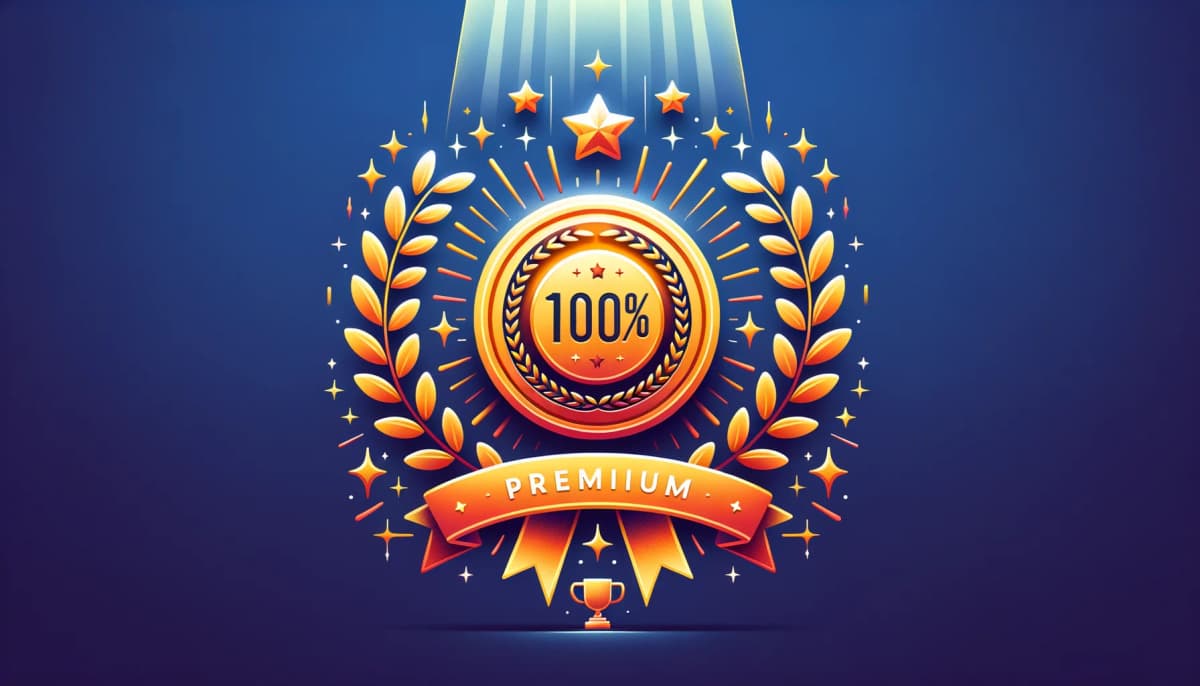 100% satisfaction guarantee badge for Spotify Volgers with quality certification