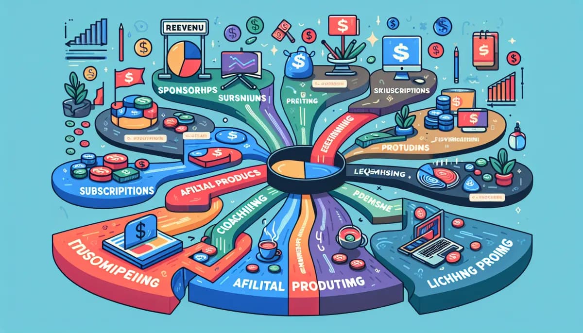 Multi-platform creator stapelt 4 inkomstenbronnen TikTok YouTube Facebook Instagram 2026