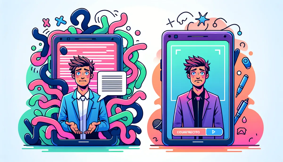 Instagram Teleprompter voor en na vergelijking 2026: Reel zonder script vs scripted Reel met +2,3x meer engagement en hogere completion rate