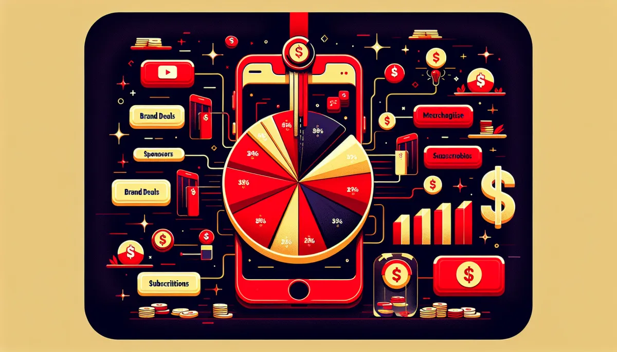 Inkomstenstromen van Nederlandse YouTube sterren 2026: AdSense, sponsoring, merchandise